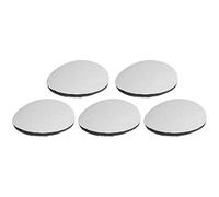 Utoolmart 5inch Replacement Scrubbing Pads 800 Grit Disc Flocking Round Drill Powered Brush Tile Scrubber Hook and Loop Industrial for Kitchen Bathroom Auto Cleaning Tool Gray 5pcs