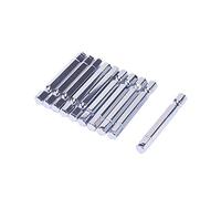 Utoolmart 6mm Hexagon Head Allen Wrench Screwdriver Bit 1/4 Inch Hex Shank S2 Steel 50mm Length Magnetic Hex Drill Bits for Hand Held Wrench and Electric Drills 10pcs