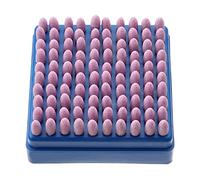 Utoolmart 8mm Abrasive Stone Points Tapered Corundum Grinding Head Polishing Wheel Bit 1/8 Inch Shank 1box
