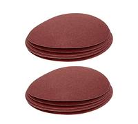 Utoolmart 9" 225mm Diameter 80 Grit Self Stick Adhesive Back Aluminum Oxide Sandpaper for Random Orbit Sander Wood Metal Auto Dry Polishing 10pcs
