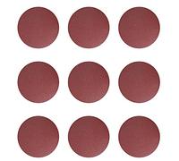 Utoolmart 9 inch Hook and Loop Sanding Disc 80 Grits Flocking Sandpaper Aluminum Oxide Abrasive Circular Sander Sheet for Wood Furniture Grinding Polishing 10pcs