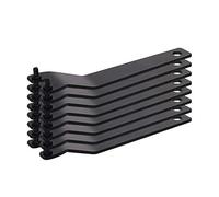 Utoolmart Angle Grinder Wrench, 2 Prong Pin Lock Nut Wrench Spanner for Makita 9523 Angle Grinder black 8 pcs