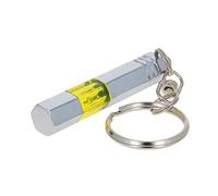 Utoolmart Anti-Static Keychain, Static Shock Eliminator, Car Static Discharge Remover, Static Discharge Eliminator, ESD Keyring, Chrome Plated, Yellow-Green (AT-010), 1 Pcs
