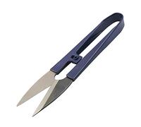 Utoolmart Blue Stainless Steel Yarn Scissors 105mm Total Length SK2 Steel Blade Sewing Fabric Leather Dressmaking Softgrip Shears Professional Crafting 1pcs