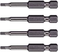 Utoolmart Hex Power Bits Imperial S2 Steel 1/4-Inch Drive Hex Shank Drill Bit 7/32 Hexagon Head 50mm Length Magnetic Screwdriver Bits for Power Household Hand Repair Tools 10pcs