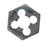 Utoolmart Hex Rethreading Die, UNF 3/8-24 Carbon Steel Thread Die, Hex Rethreading Die Machine Thread Die, Hexagon Taper Pipe, 1 Pcs