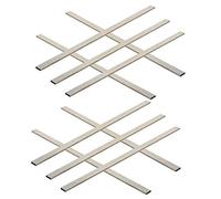 Utoolmart HSS Lathe Tool Bit 2mm x 8mm x 200mm, Square Lathe Turning Tool Blanks, High Speed Steel Rectangular Fly Cutter Mill Blank 10pcs