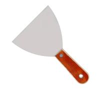 Utoolmart Putty Knife Scraper 5 Inch Carbon Steel Stiff Putty Knives with Wooden Handle for Taping Paint Wall Floor Tile