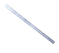 Utoolmart Straight Ruler 1mm Metric Stainless Steel Ruler 500mm Measuring Tool with Hanging Hole 2pcs