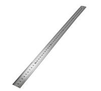 Utoolmart Straight Ruler 500mm 19.7Inch Metric 28mm Width Stainless Steel Measuring Tool with Hanging Hole 2pcs