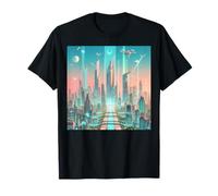 Utopia 2099 Design Dream Future City T-Shirt