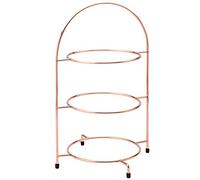 Utopia 3 Tier Copper Plate Stand 17inch / 43cm - Cake Stands Afternoon Tea Food Presentation