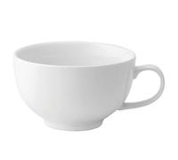 Utopia Anton Black Continental Bowl Cup 12oz / 340ml - Case of 6 - White Fine China Bowl Cups