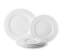 Utopia Anton Black Fine China, Z03007-000000-B01006, Winged Plate 6.5" (17cm) (Box of 6)