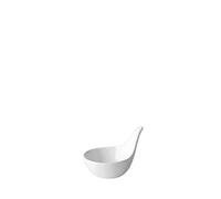 Utopia Z06015 Fine China Handled Tasting Dish, 2.5", 7 cm, 1.75 oz., 5 nton Black (Pack of 6)