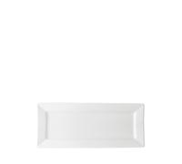Utopia Anton Black White Rectangular Plate 9.5 x 4.5" (1 x 6)