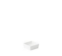 Utopia Anton Black White Shallow Square Dish 2.5" (1 x 6)