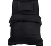 Utopia Bedding 3 Piece Single Bedding Set - Pack of 10 - Duvet Cover, Fitted Sheet with Pillow case - Soft Brushed Microfiber Polyester (Black)