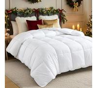 Utopia Bedding 4.5 tog Queen Size Duvet with Corner Tabs, Microfiber Soft Breathable Duvet, Box Stitched All Year Round (Queen, White)