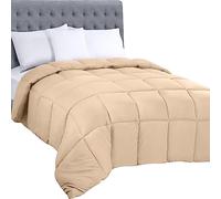Utopia Bedding All Season 250 GSM Comforter - Plush Siliconized Fiberfill Comforter King Size - Box Stitched (King/Cal King, Beige)