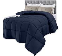 Utopia Bedding All Season 250 GSM Comforter - Soft Down Alternative Comforter - Plush Siliconized Fiberfill Duvet Insert - Box Stitched (Full/Queen, Navy)