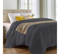 Utopia Bedding All Season Down Alternative Bed Comforter King Size Duvet Insert, Grey Comforter with Corner Tabs, Machine Washable