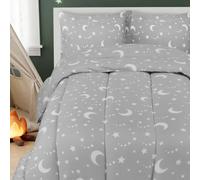Utopia Bedding All Season Moon Star Comforter Set with 2 Pillow Cases - 3 Piece Soft Brushed Microfiber Kids Bedding Set for Boys/Girls - Machine Washable (Twin/Twin XL)