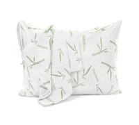 Utopia Bedding Bamboo Viscose Waterproof Pillow Protector Zippered (2 Pack) Standard - Bed Bug Proof Pillow Encasement 20 x 26 Inches
