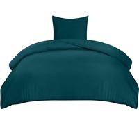 Utopia Bedding Bedding Set 135x200 - Microfiber Duvet Cover 135x200 cm + 1 Pillowcase 80x80 cm - Teal