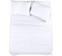 Utopia Bedding California King Bed Sheets Set - 4 Piece Bedding - Brushed Microfiber - Shrinkage and Fade Resistant - Easy Care (California King, White)
