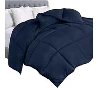 Utopia Bedding Comforter Duvet Insert - Quilted Comforter with Corner Tabs - Box Stitched Down Alternative Comforter (Queen, Navy)
