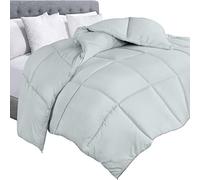 Utopia Bedding Comforter Duvet Insert - Quilted Comforter with Corner Tabs - Box Stitched Down Alternative Comforter (Queen, Light Grey) (UB2475)