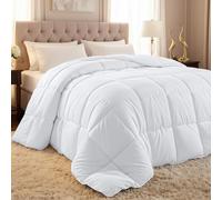 Utopia Bedding Comforter Duvet Insert - Quilted Comforter with Corner Tabs - Box Stitched Down Alternative Comforter (Twin, White)