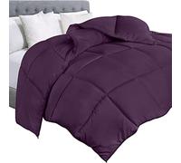 Utopia Bedding Comforter Duvet Insert - Quilted Comforter with Corner Tabs - Box Stitched Down Alternative Comforter (King, Plum/Purple)