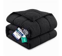 Utopia Bedding Coverless Double Duvet, 4.5 Tog Lightweight Summer Duvet, Soft Breathable Microfiber with Box Stitching, 200 x 200 cm, Grey