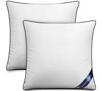 Utopia Bedding Cushion Inner Pads (Pack of 2), 45x45 cm (18 x 18 inches) Cushion Stuffer Inserts, Hollowfibre Piping Pillows (White)