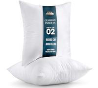 Utopia Bedding Cushion Inner Pads (Pack of 2), 60 x 60 cm (24 x 24 inches) Cushion Stuffer Inserts, Hollowfibre Pillows (White)