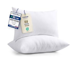 Utopia Bedding Cushion Inserts 30cm x 50cm (12x20 inch) Pack of 2 Hollowfibre Inner Pads for Sofa or Bed - White Cushions Fillers