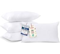 Utopia Bedding Cushion Inserts 30cm x 50cm (12x20 inch) Pack of 4 Hollowfibre Inner Pads for Sofa or Bed - White Cushions Fillers