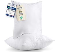Utopia Bedding Cushion Inserts 55cm x 55cm (22x22 inch) Pack of 2 Hollowfibre Inner Pads for Sofa or Bed - White Cushions Fillers
