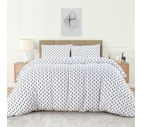 Utopia Bedding Double Arrows Navy Print Duvet Cover Set - Soft Microfibre Polyester - Bedding Quilt Cover Set