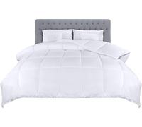 Utopia Bedding Double Duvet - 4.5 Tog Lightweight Coverless Duvet, Soft Breathable Microfiber with Box Stitching - Ideal for Summer and All Seasons, 200x200 cm (White, Pack of 7)