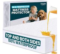 Utopia Bedding Dual Sided Mattress Protector with Waterproof Terry Top and Side Panels Twin XL Size, Soft and Breathable Mattress Cover, Fitted Style with Stretchable Elastic Pockets