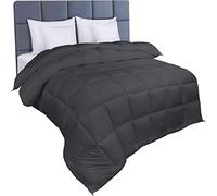Utopia Bedding Duvet,10.5 Tog coverless Duvet with Corner Tabs, Box Stitched Quilt (King, Grey)