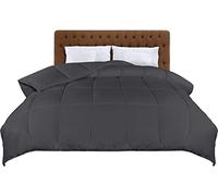 Utopia Bedding Duvet 135 x 200 cm, Lightweight Duvet with Polyester Filling for 4 Seasons, Microfibre, for 1 Person (Grey)