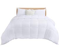 Utopia Bedding Duvet 140x200cm, 280 GSM Microfibre Duvet with Corner Labels - Stitched Down Alternative Duvet (White)