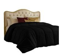 Utopia Bedding Duvet, 4.5 tog King Size with Corner Tabs, Microfiber Soft Breathable King Duvet, Box Stitched All Year Round Quilt 220x230 cm (Black)
