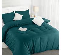Utopia Bedding Duvet Cover Double - Soft Microfibre Polyester Duvet Cover with Pillow cases - Bedding Quilt Cover Set (Teal)