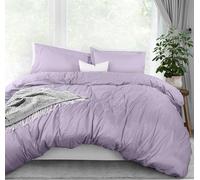 Utopia Bedding Duvet Cover Queen Size - 1 Duvet Cover with 2 Pillow Shams - 3 Pieces Bedding Duvet Cover with Zipper Closure - Soft Brushed Microfiber, 90 X 90 Inches (Queen, Lavender)