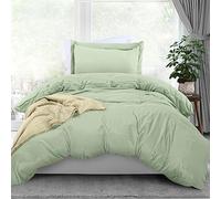 Utopia Bedding Duvet Cover Twin Size - 1 Duvet Cover with 1 Pillow Sham - 2 Pieces Bedding Duvet Cover with Zipper Closure - Soft Brushed Microfiber, 68 X 90 Inches (Twin/Twin XL, Sage)